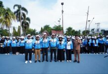 Lepas Ribuan Kontingen PORSENIJAR PGRI Luwu Utara, Bupati : Jaga Nama Baik Daerah dan Junjung Tinggi Sportivitas