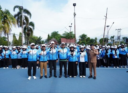 Lepas Ribuan Kontingen PORSENIJAR PGRI Luwu Utara, Bupati : Jaga Nama Baik Daerah dan Junjung Tinggi Sportivitas