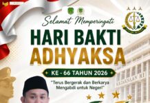 Ketua DPRD Luwu Utara Ucapkan Selamat Hari Bhakti Adhyaksa ke-66 Tahun 2026
