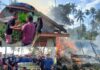 Rumah Warga Desa Liliriawang Diamuk Si Jago Merah, Kerugian Ditaksir Ratusan Juta Rupiah