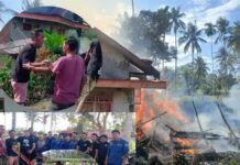 Rumah Warga Desa Liliriawang Diamuk Si Jago Merah, Kerugian Ditaksir Ratusan Juta Rupiah