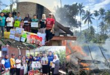 Respon Cepat Pemda Bone, Tagana Salurkan Bantuan Korban Kebakaran di Bengo