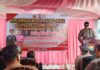 Kapolsek Wotu Sambut Kunker Kapolres Luwu Timur, Wotu Aman Kondusif !