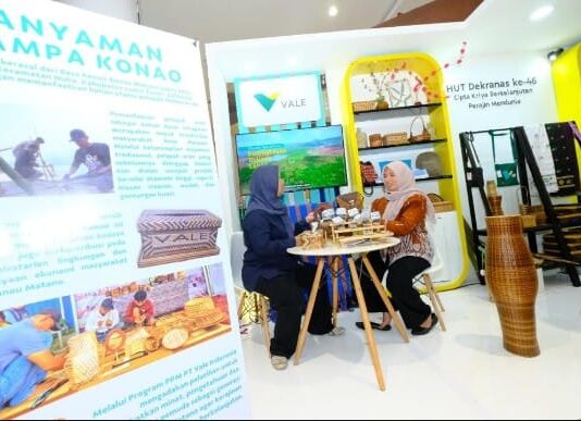 Melestarikan Tradisi, Menciptakan Peluang: PT Vale Promosi Produk UMKM Binaan di Perayaan HKG PKK Nasional dan HUT Dekranas