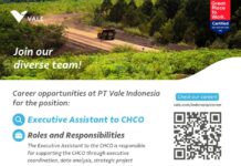 PT Vale Kembali Buka Loker, Buruan Daftar !