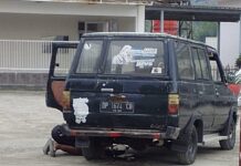 Sedang Isi BBM Subsidi di SPBU Mangkutana, Keran Mobil Ini Copot di Depan Satpol PP