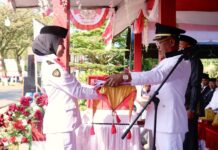 Wabup Morut H Djira K. Pimpin Upacara HUT RI ke-81 di Baturube