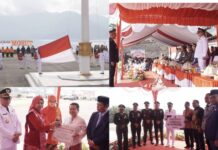 Bupati Delis Pimpin Upacara HUT RI ke-81, Serahkan Beragam Penghargaan dan Bantuan