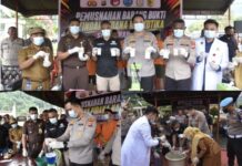 Polres Morowali Utara Musnahkan 366 Gram Barang Bukti Narkoba Jenis Sabu