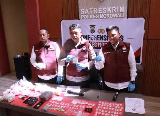 Polres Morowali Ungkap Kasus Narkoba, 315,91 Gram Sabu Serta 9.392 Butir Obat-Obatan Diamankan