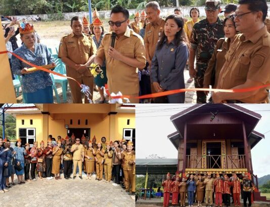 Bupati Delis Resmikan PAUD Bina Kasih dan Rumah Adat Desa Mora, Pendidikan dan Budaya Jadi Perhatian