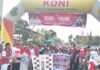 Wabup Luwu Utara Lepas Jalan Sehat Anti Mager, Tanda Dimulai Pembukaan HUT ke-81 RI di Kecamatan Malangke