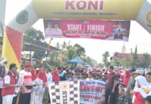 Wabup Luwu Utara Lepas Jalan Sehat Anti Mager, Tanda Dimulai Pembukaan HUT ke-81 RI di Kecamatan Malangke