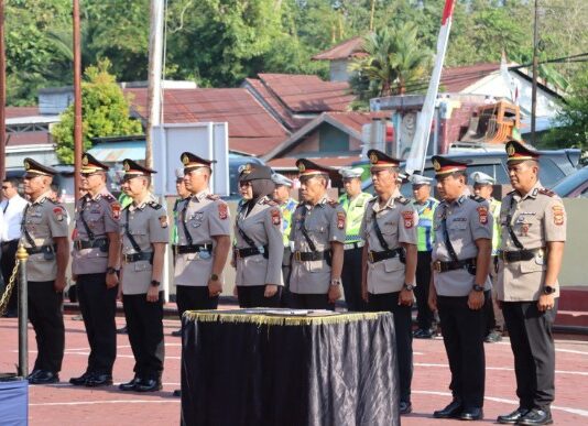 Pimpin Sertijab Lima Pejabat, Kapolres Luwu Utara Tekankan Inovasi dan Pelayanan Publik