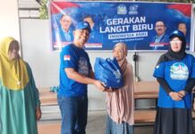 Peduli Warga Kurang Mampu, DPC Partai Demokrat Luwu Utara Salurkan Ratusan Paket Sembako