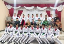 Camat Malangke Kukuhkan Paskibraka Kecamatan Malangke untuk Upacara HUT ke-81 Kemerdekaan RI