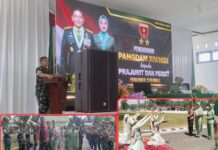 Kunker di Markas Yon Armed 21/Kawali, Pangdam XIV Hasanuddin Titip Pesan Untuk Prajurit