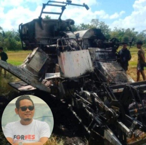 Polisi Mengendus Terduga Pelaku Pembakaran Combine di Binuang Bone