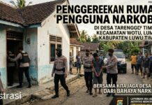 Polisi Grebek Rumah di Wotu, Dua Iwan Tarengge Timur Satu Iwan Lampenai Ditangkap