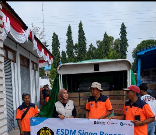 Solidaritas Kemanusiaan, PT Vale Salurkan Bantuan untuk Korban Bencana di NTT