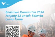 Investasi pada Talenta Lokal, PT Vale Kembali Buka Beasiswa Komunitas Luwu Timur