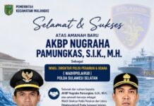 Camat Malangke Ucapkan Selamat Kepada AKBP Nugraha Pamungkas atas Amanah Baru Sebagai Wadirpolairud Polda Sulsel