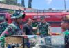 Respon Cepat Yonarmed 21 Kawali, Kerahkan Prajurit Plus Ambulance Bantu Korban Kebakaran di Bone