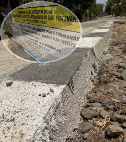Warga Bengo Kembali Dihadang Saat Melintasi Jalan Paving Block di Pakkita