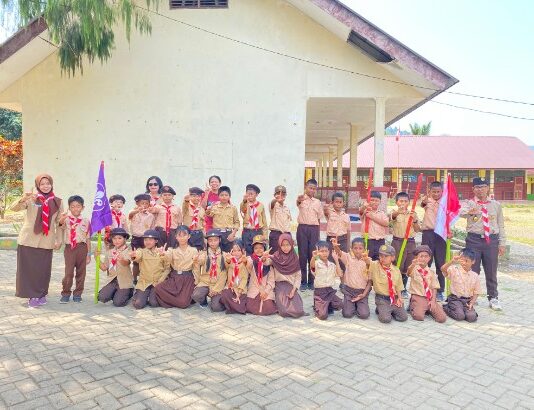 SDN 285 Molindowe Gelar Pembukaan Ekstrakurikuler Pramuka