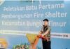 Bangun Fire Shelter Pertama di Kecamatan Bungku Timur, PT Vale Dorong Kesiapsiagaan Darurat Kebakaran