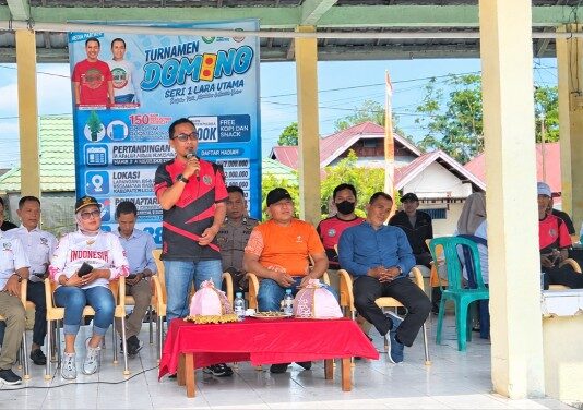 Buka Turnamen Domino Seri I Lara Utama, Kadisdikbud Luwu Utara Ajak Peserta Junjung Tinggi Sportifitas