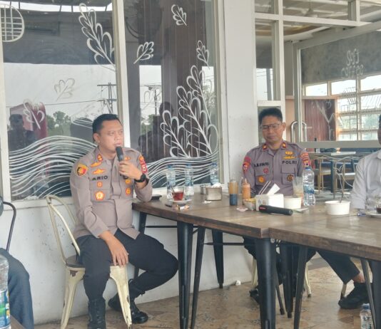 Silaturahmi dengan Awak Media, Kapolres Ario Putranto Harap Kemitraan Terus Terjalin Harmonis