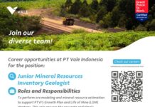 PT Vale Buka Loker, Tunggu Apa Lagi Buruan Daftar !