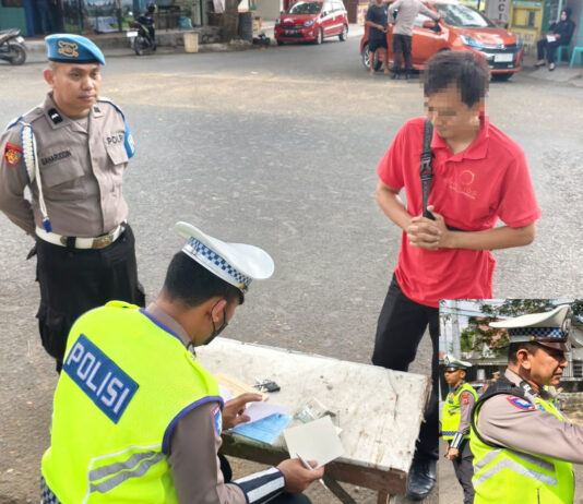 Hari ke Empat Ops Patuh, Satlantas Polres Bone Gencar Sosialisasi Keselamatan di Tengah Masyarakat
